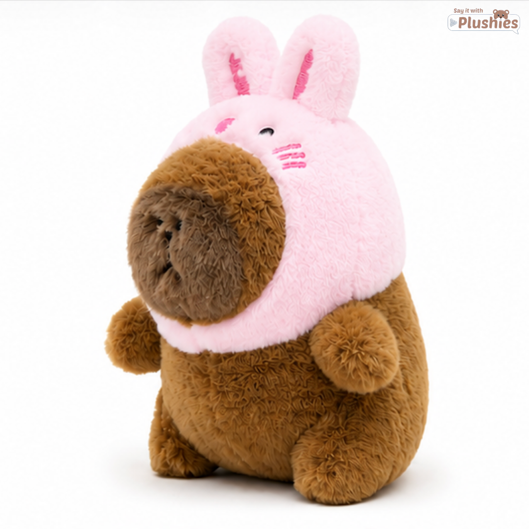 Pinky — Plush Pals: Cappies Edition | Squeaky Capybara Keychain