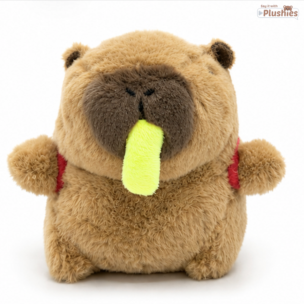 Maki — Plush Pals (Squeaky Capybara Keychain)