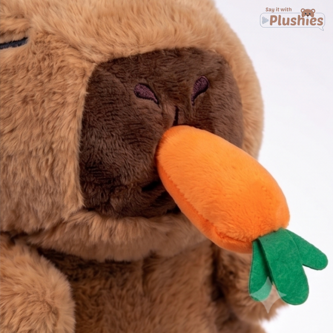Carrie — Voice Recording Capybara Plushie