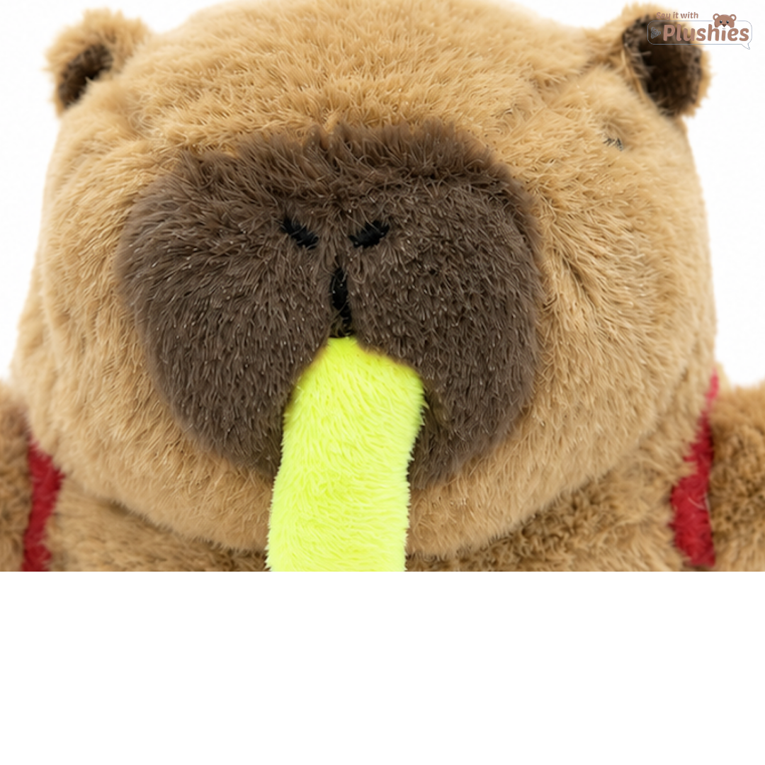 Maki — Plush Pals (Squeaky Capybara Keychain)