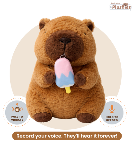 Popsi — Voice Recording Capybara Plushie