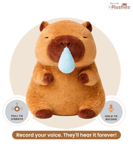 Snoozy — Voice Recording Capybara Plushie