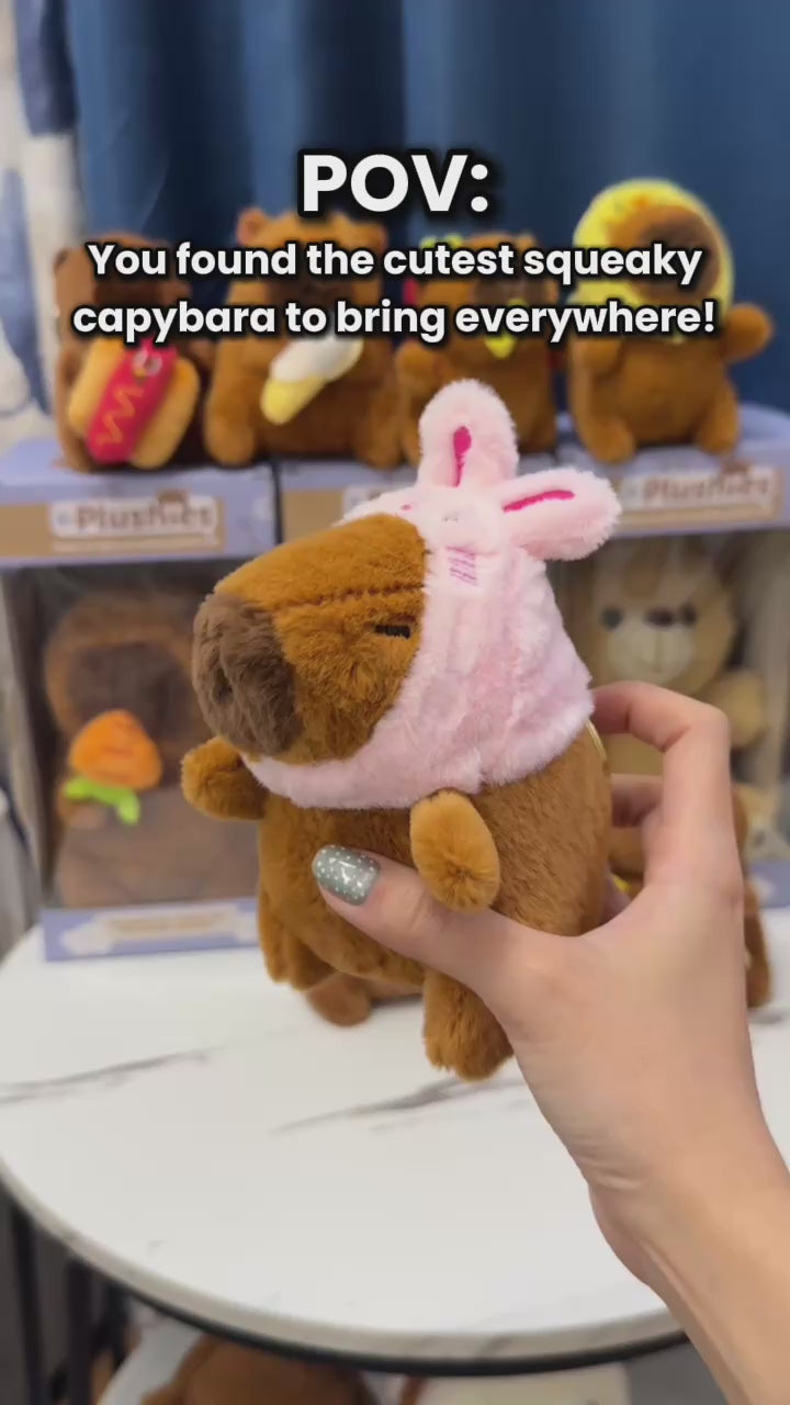 Maki — Plush Pals (Squeaky Capybara Keychain)